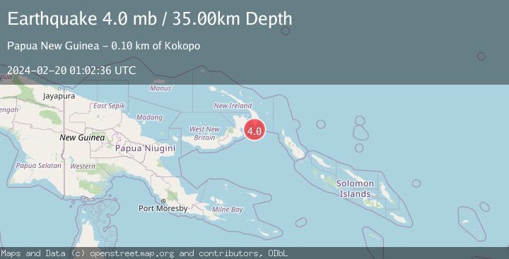 Map of NEW BRITAIN REGION, P.N.G.