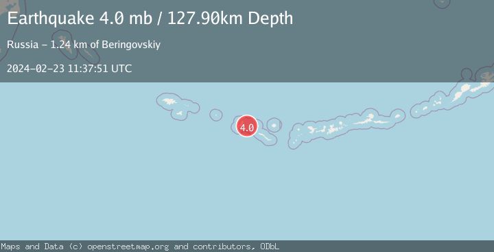 Map of RAT ISLANDS, ALEUTIAN ISLANDS