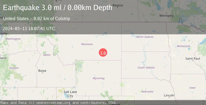 Map of EASTERN MONTANA