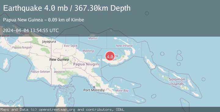 Map of NEW BRITAIN REGION, P.N.G.