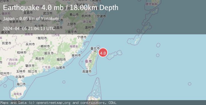 Map of TAIWAN REGION