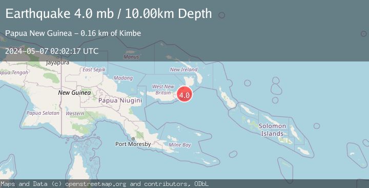 Map of NEW BRITAIN REGION, P.N.G.