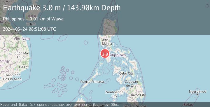 Map of MINDORO, PHILIPPINES