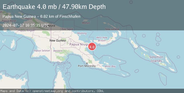 Map of NEW BRITAIN REGION, P.N.G.