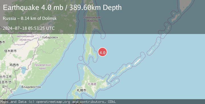 Map of SEA OF OKHOTSK