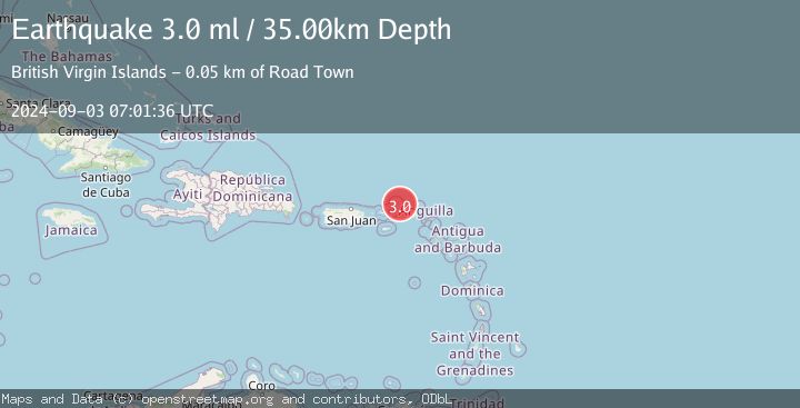 Map of VIRGIN ISLANDS REGION