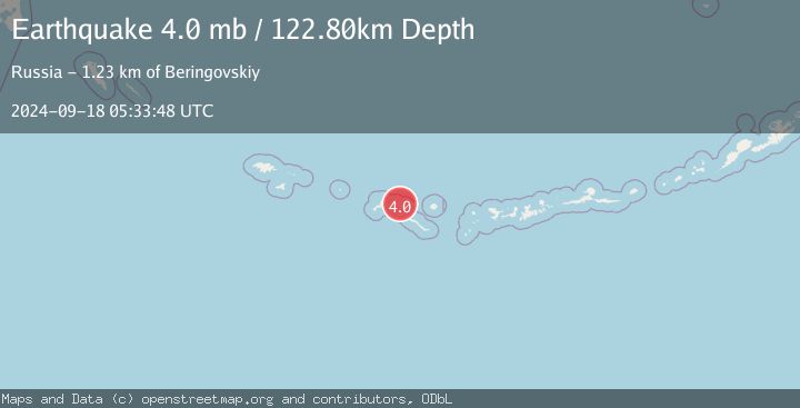 Map of RAT ISLANDS, ALEUTIAN ISLANDS