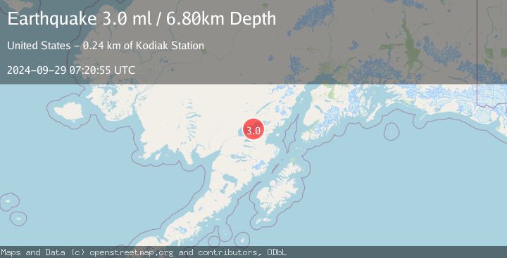 Map of SOUTHERN ALASKA
