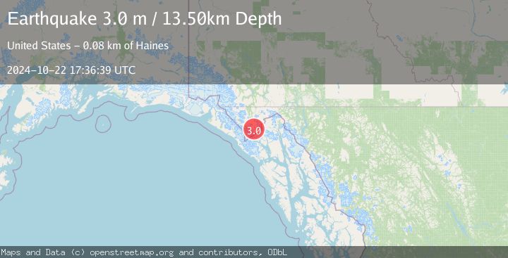 Map of SOUTHEASTERN ALASKA