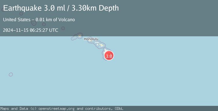 Map of ISLAND OF HAWAII, HAWAII