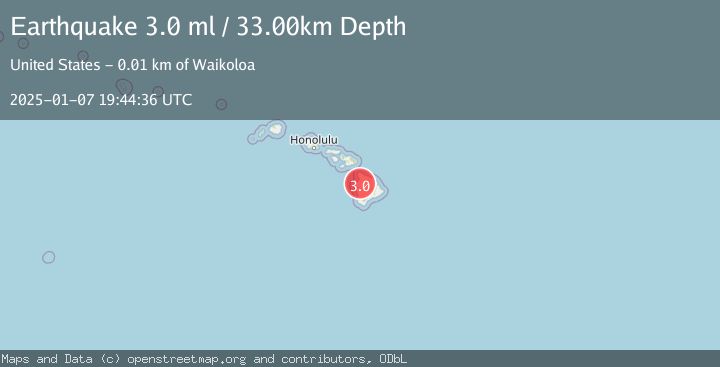 Map of ISLAND OF HAWAII, HAWAII