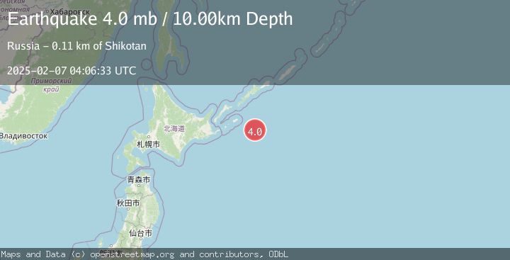 Map of KURIL ISLANDS