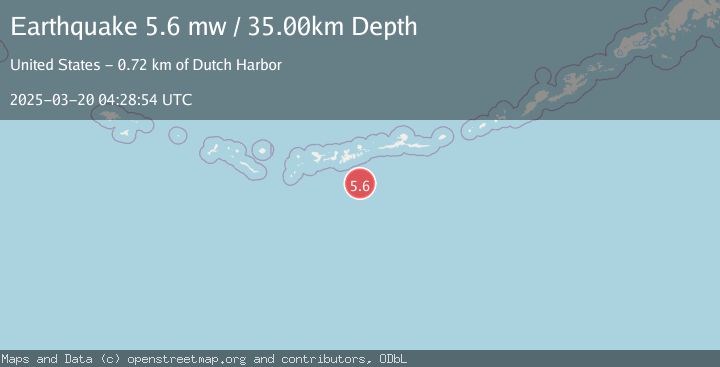 Map of ANDREANOF ISLANDS, ALEUTIAN IS.