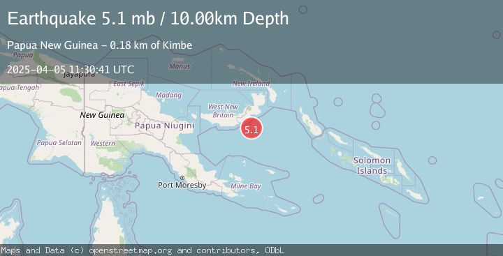 Map of NEW BRITAIN REGION, P.N.G.