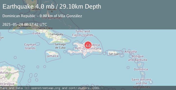 Map of DOMINICAN REPUBLIC