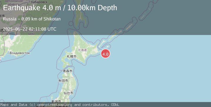 Map of KURIL ISLANDS