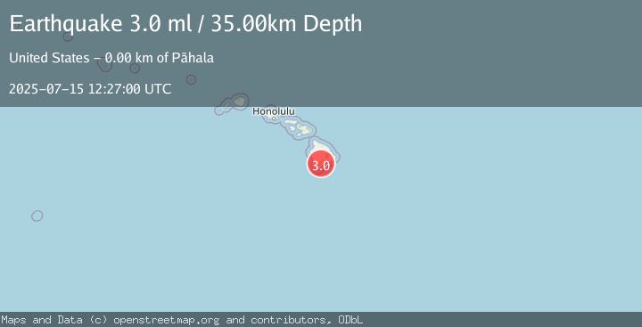 Map of ISLAND OF HAWAII, HAWAII