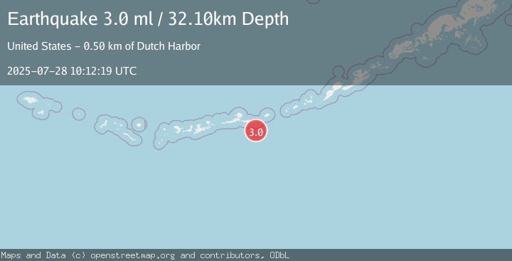 Map of ANDREANOF ISLANDS, ALEUTIAN IS.