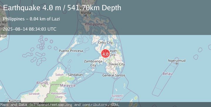 Map of NEGROS- CEBU REG, PHILIPPINES