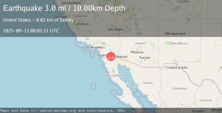 Map of BAJA CALIFORNIA, MEXICO