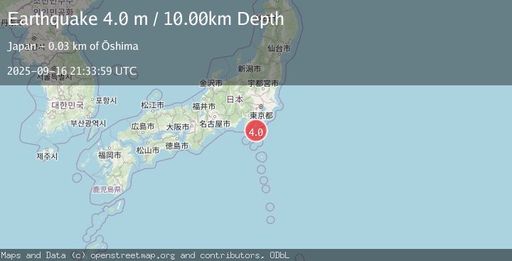 Map of NEAR S. COAST OF HONSHU, JAPAN