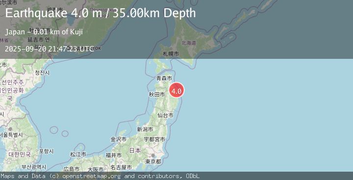 Map of NEAR EAST COAST OF HONSHU, JAPAN