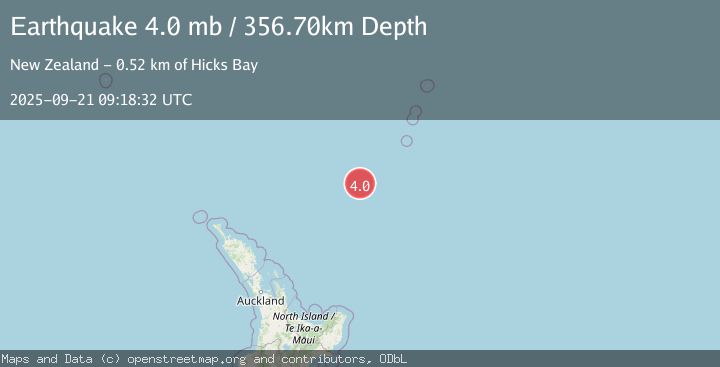 Map of SOUTH OF KERMADEC ISLANDS