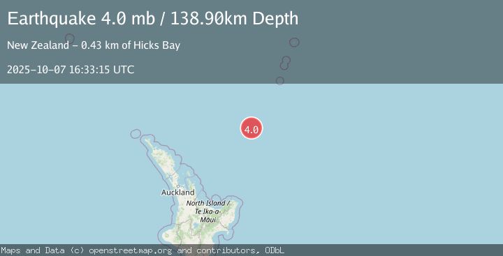 Map of SOUTH OF KERMADEC ISLANDS