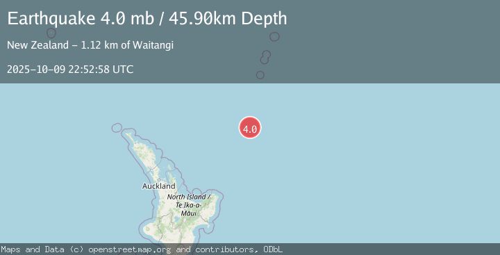 Map of SOUTH OF KERMADEC ISLANDS