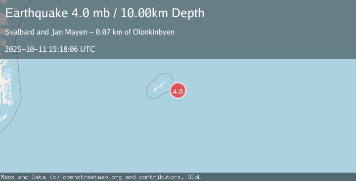 Map of JAN MAYEN ISLAND REGION