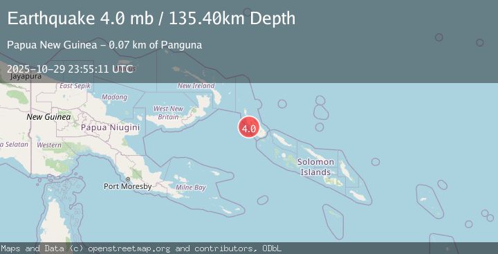 Map of BOUGAINVILLE REGION, P.N.G.