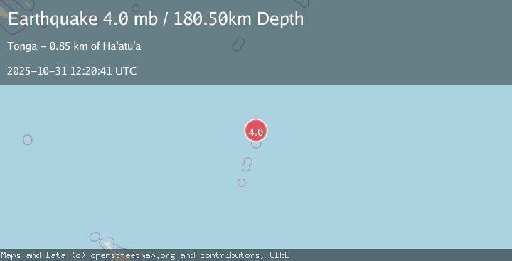 Map of KERMADEC ISLANDS REGION