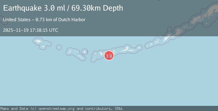 Map of ANDREANOF ISLANDS, ALEUTIAN IS.