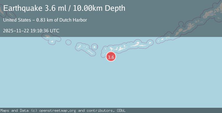 Map of ANDREANOF ISLANDS, ALEUTIAN IS.
