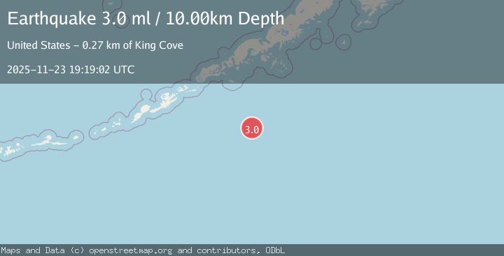 Map of SOUTH OF ALASKA