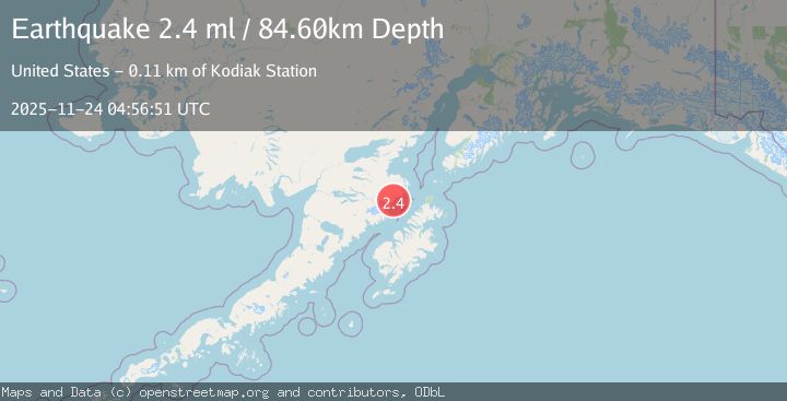 Map of KODIAK ISLAND REGION, ALASKA