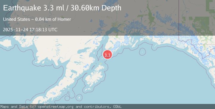 Map of KENAI PENINSULA, ALASKA