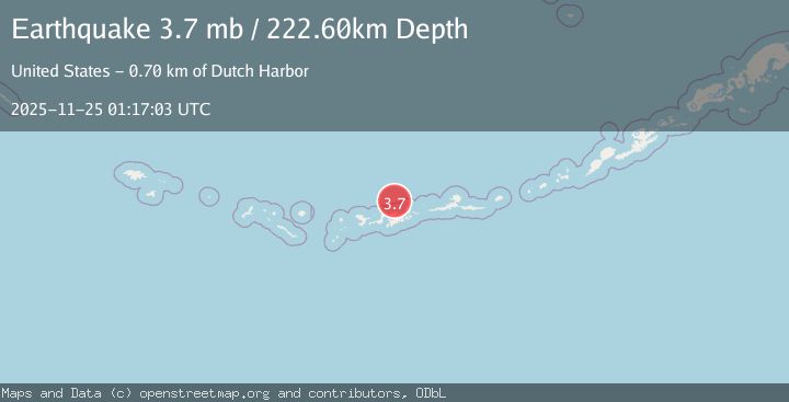 Map of ANDREANOF ISLANDS, ALEUTIAN IS.