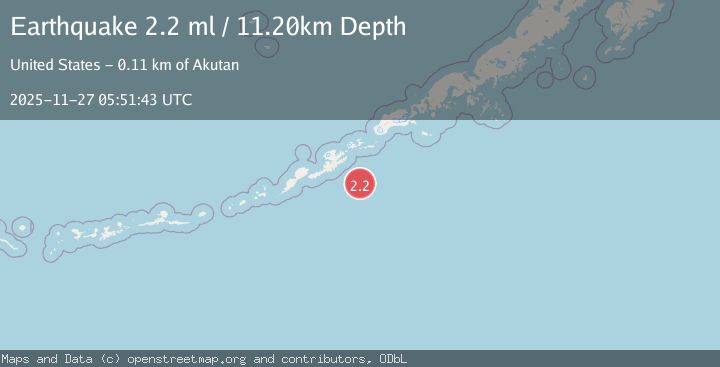 Map of FOX ISLANDS, ALEUTIAN ISLANDS