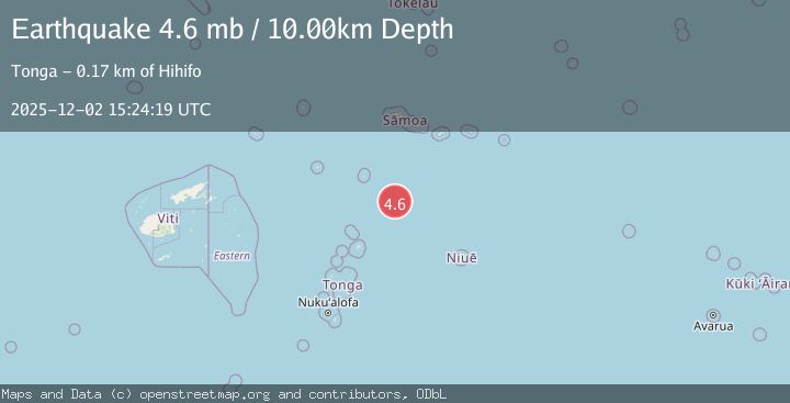 Map of SAMOA ISLANDS REGION