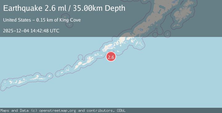 Map of UNIMAK ISLAND REGION, ALASKA