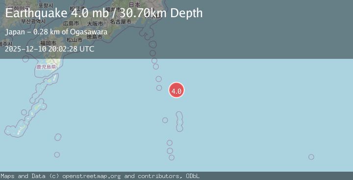 Map of IZU ISLANDS, JAPAN REGION