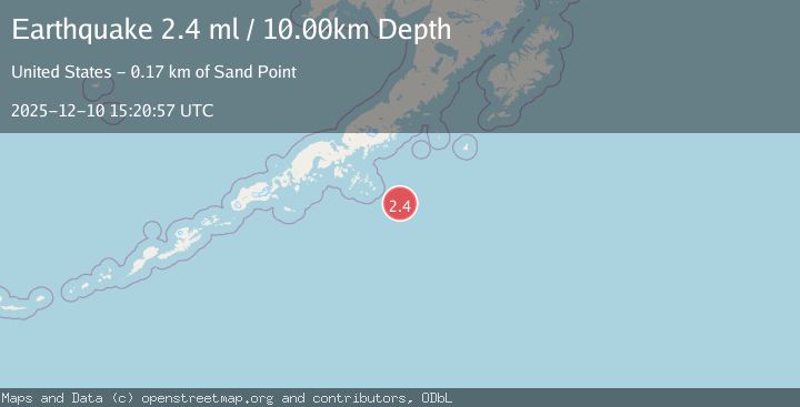 Map of SOUTH OF ALASKA