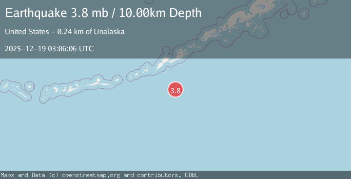 Map of FOX ISLANDS, ALEUTIAN ISLANDS
