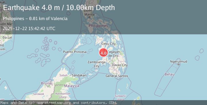 Map of NEGROS- CEBU REG, PHILIPPINES
