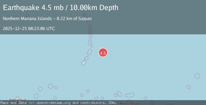 Map of MARIANA ISLANDS REGION