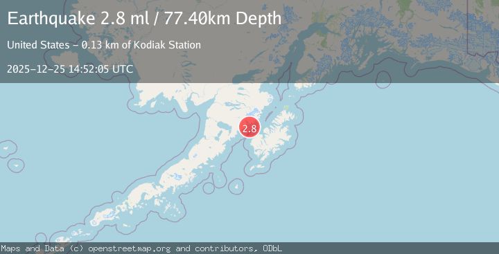 Map of KODIAK ISLAND REGION, ALASKA