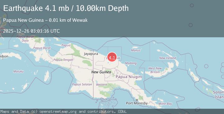 Map of NEAR N COAST OF NEW GUINEA, PNG.