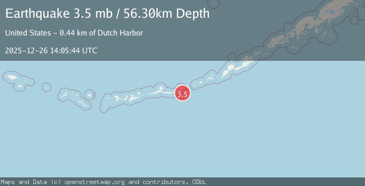 Map of ANDREANOF ISLANDS, ALEUTIAN IS.