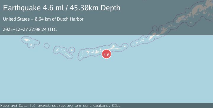Map of ANDREANOF ISLANDS, ALEUTIAN IS.